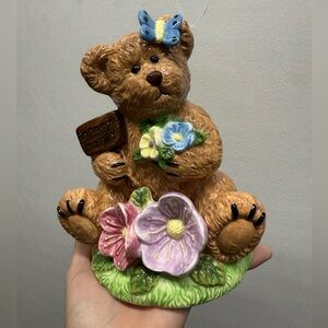 Boyds Bears Piggy Bank 8”